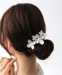 Three Four Time | メタルフラワーバレッタ【結婚式/パーティ/フォーマル/デイリー】(バレッタ/ヘアクリップ)