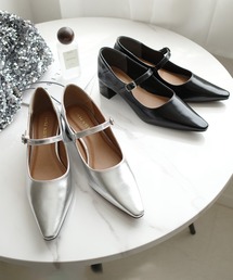 AKIRANAKA【定価5.9万】スクエアトゥバックギャザーパンプス38 ショルダーバッグ ギャザー バッグ[品番：TOPW0000695]｜DEVICE