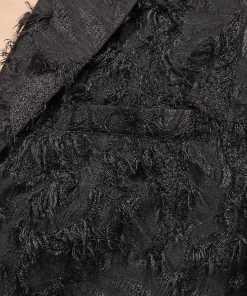 PAGEBOY(ページボーイ)の「ジャガードショートジャケット(テーラードジャケット・レディース・ブラック/ホワイト・FREE)」の19枚目の写真