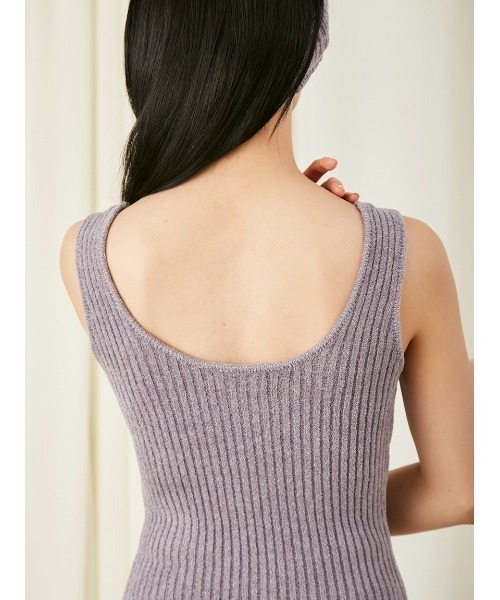 MilkySmooth タンクニットワンピース ワンピース ニット snidel SNIDEL HOME（スナイデルホーム）の「【MilkySmooth】タンク