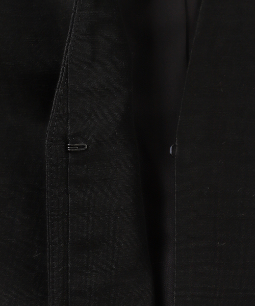 Plage Shantung V Neck ジャケット セール】Shantung V Neck ジャケット（ノーカラージャケット