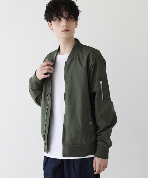 セール】MA-1 ジャケット ポリエステル ミリタリー アウター（MA-1