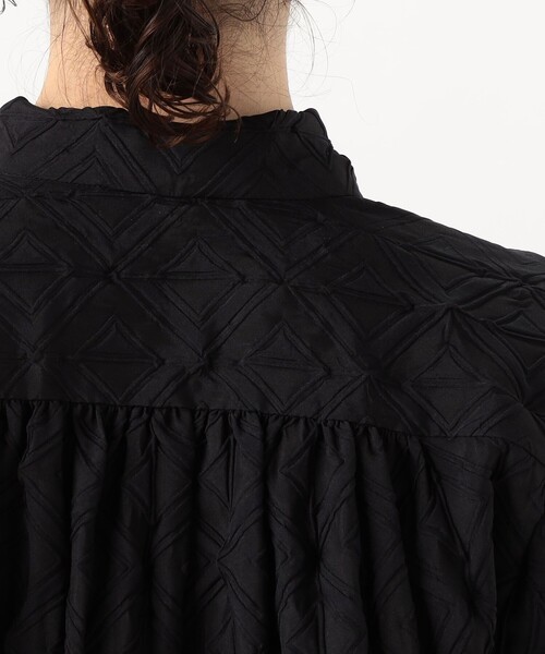 BALLSEY（ボールジィ）の「キカエンボスステッチ ボウタイブラウス