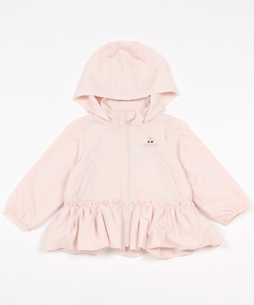 petit main(プティマイン)の「【撥水加工】ペプラムウィンブレ(ブルゾン・キッズ・ライトピンク/アイボリー/ネイビー/オレンジ・130cm/120cm/110cm/100cm/90cm/80cm)」の8枚目の写真