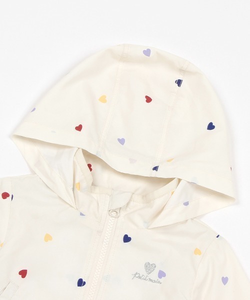 petit main(プティマイン)の「【撥水加工】ペプラムウィンブレ(ブルゾン・キッズ・ライトピンク/アイボリー/ネイビー/オレンジ・130cm/120cm/110cm/100cm/90cm/80cm)」の12枚目の写真