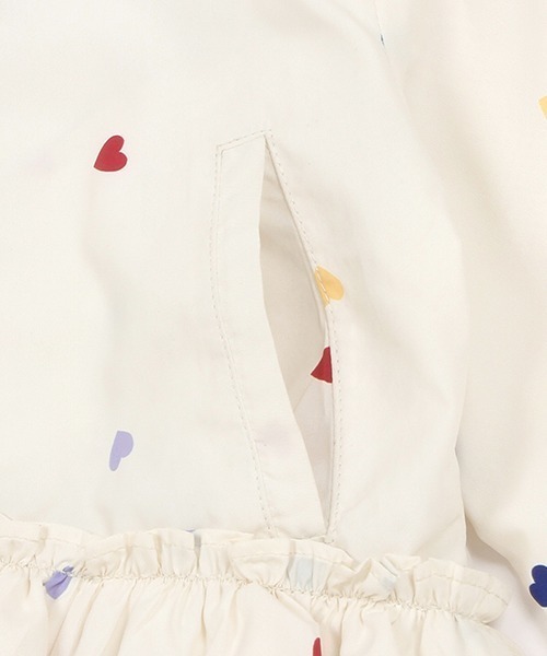 petit main(プティマイン)の「【撥水加工】ペプラムウィンブレ(ブルゾン・キッズ・ライトピンク/アイボリー/ネイビー/オレンジ・130cm/120cm/110cm/100cm/90cm/80cm)」の16枚目の写真