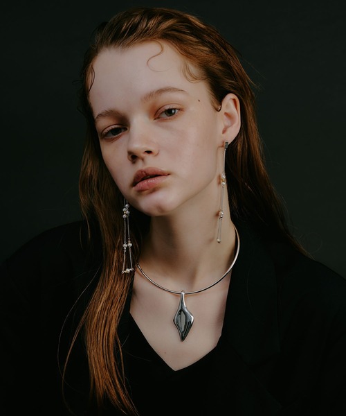 loni（ロニ）の「【金属アレルギー対応】Leaf Plate Choker/リーフプレートチョーカー（チョーカー・レディース・シルバー/ゴールド・FREE）」の18枚目の写真