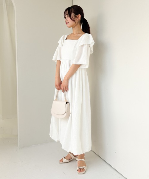 パンダ様 ご購入予定品 Heather（ヘザー）の「バルーンフリルオフショルワンピース