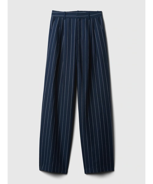 GAP（ギャップ）の「ハイライズ コットンリネン プリーツ トラウザーパンツ（その他パンツ・レディース・ホワイト×ネイビー/ベージュ/ネイビー・4/2/8/10/00/0/000/6）」の21枚目の写真