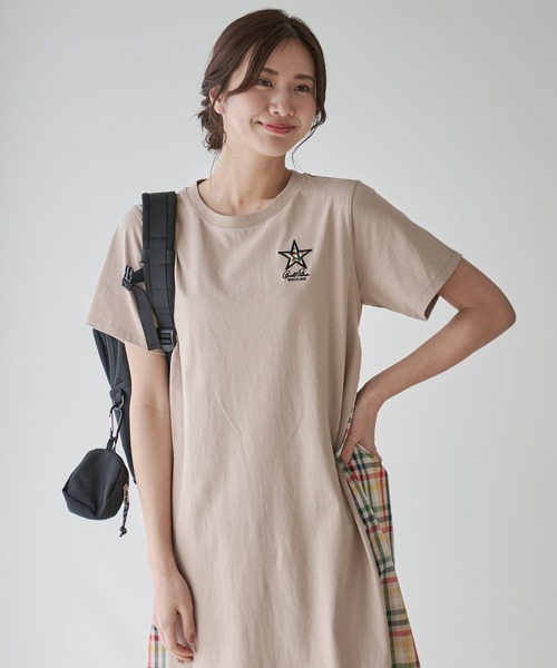 Arnold Palmer（アーノルドパーマー）の「スターモチーフ ワンピース（ワンピース・レディース・ライトベージュ/ブラック/ネイビー・M/L/S）」の16枚目の写真