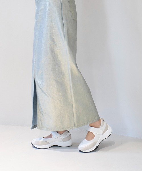 noyau（ノヤウ）の「【軽量】ベルクロスニーカー（スニーカー・レディース・ブラック/アイボリー/グレー/クリアブラック・S/M/L/LL）」の9枚目の写真