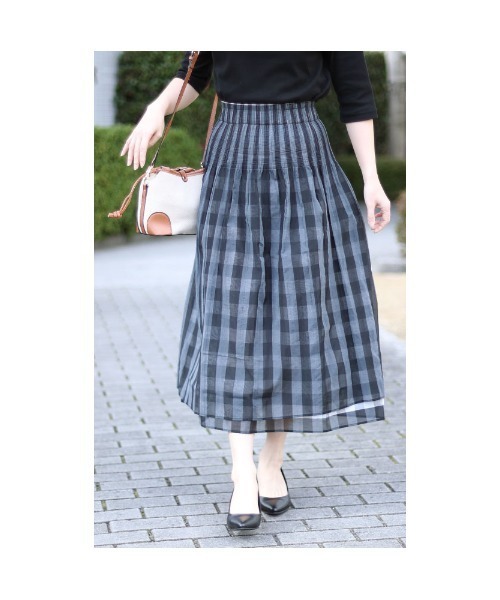Sawa a la mode(サワアラモード)の「リバーシブルスカート(スカート・レディース・ブラック/ネイビー・FREE)」の9枚目の写真