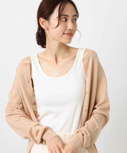 BARNYARDSTORM（バンヤードストーム）の「BARNYARDSTORM / シンプルリブタンク（タンクトップ・レディース・ホワイト/ブラック/グレー/チャコール/ブラウン・1/2/0）」の16枚目の写真