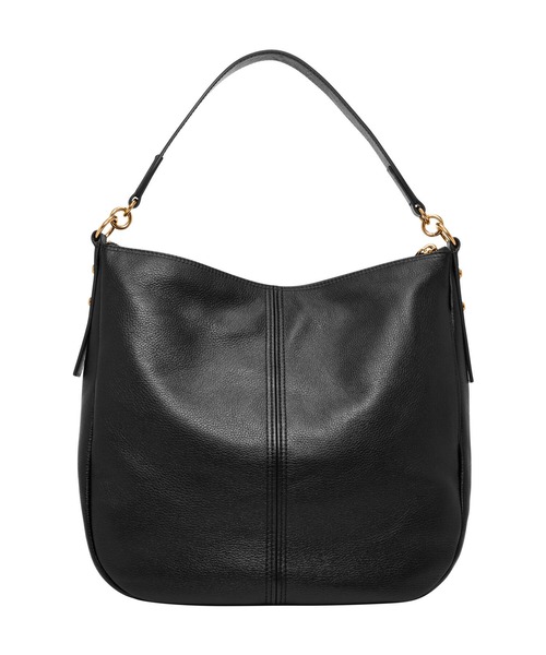 FOSSIL（フォッシル）の「フォッシル ホーボーバッグ レディース レザー ブラック 12.9インチのiPad収納可 ZB1434001（ショルダーバッグ・レディース・ブラック・FREE）」の3枚目の写真