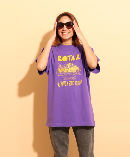 ROTAR(ローター)の「POOR TOUR Tee(Tシャツ/カットソー・メンズ・パープル/グリーン系その他/アッシュグレー/ブラック・X-LARGE/LARGE/MEDIUM/SMALL)」の4枚目の写真