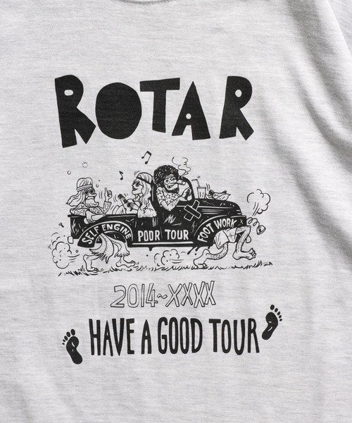 ROTAR(ローター)の「POOR TOUR Tee(Tシャツ/カットソー・メンズ・パープル/グリーン系その他/アッシュグレー/ブラック・X-LARGE/LARGE/MEDIUM/SMALL)」の10枚目の写真