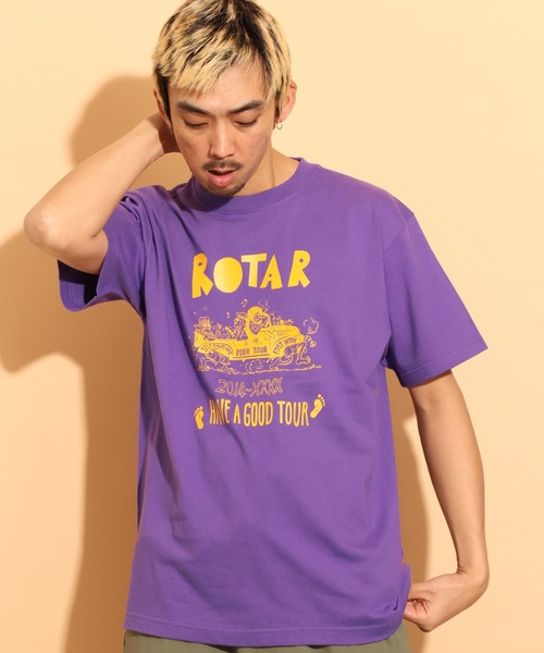 ROTAR(ローター)の「POOR TOUR Tee(Tシャツ/カットソー・メンズ・パープル/グリーン系その他/アッシュグレー/ブラック・X-LARGE/LARGE/MEDIUM/SMALL)」の5枚目の写真