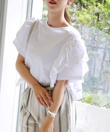 フリルワイドプルオーバー