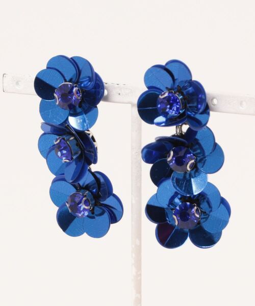 FOREVER 21(フォーエバー トゥエンティーワン)の「フラワーモチーフピアス3(ピアス(両耳用)・レディース・ホワイト系その他/その他/ブラック/ブルー・FREE)」の9枚目の写真