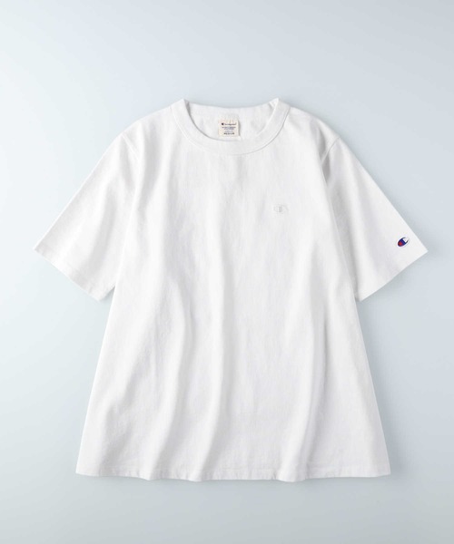 セール】【Champion】ワンポイント刺繍フレアTシャツ（Tシャツ