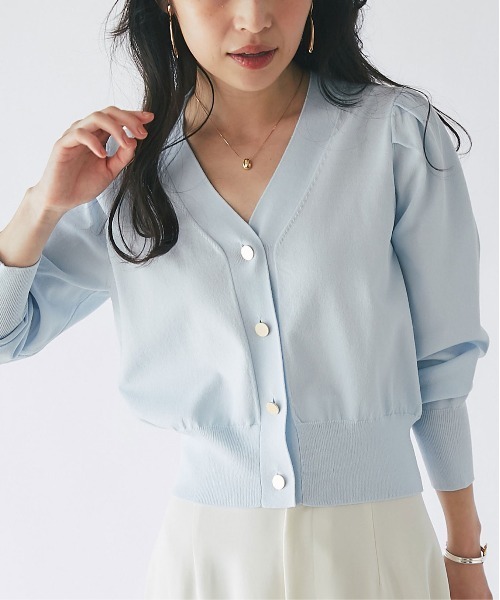 【美品】クールタッチUVクロップドカーディガン ラブティックボンボン クールタッチUVクロップドカーディガン | La boutique BonBon