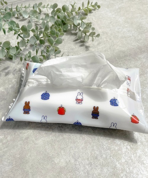 Dick Bruna（ディックブルーナ）の「tente CLEAR ソフトパックティッシュケース/Dick Bruna（インテリア雑貨・レディース・クリア/ホワイト系その他・FREE）」の2枚目の写真