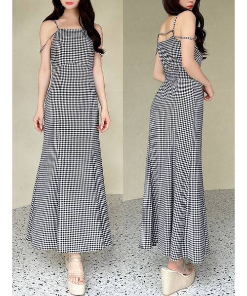 RESEXXY（リゼクシー）の「マーメイドキャミワンピース（ワンピース・レディース・その他1/レッド/ホワイト/ブラック・FREE）」の4枚目の写真