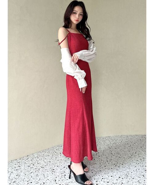 RESEXXY（リゼクシー）の「マーメイドキャミワンピース（ワンピース・レディース・その他1/レッド/ホワイト/ブラック・FREE）」の11枚目の写真