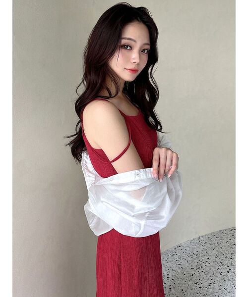 RESEXXY（リゼクシー）の「マーメイドキャミワンピース（ワンピース・レディース・その他1/レッド/ホワイト/ブラック・FREE）」の13枚目の写真