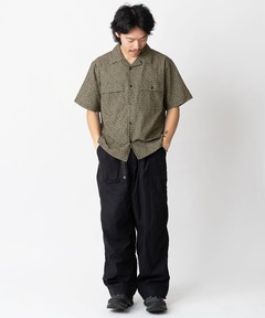 UL シアサッカーハッピーペイントシャツ