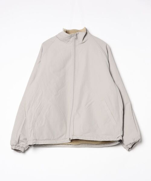 mindseeker（マインドシーカー）の「Mountain Logo Reversible Boa Jacket（ブルゾン・メンズ・ベージュ/ブラック・MEDIUM/SMALL）」の4枚目の写真