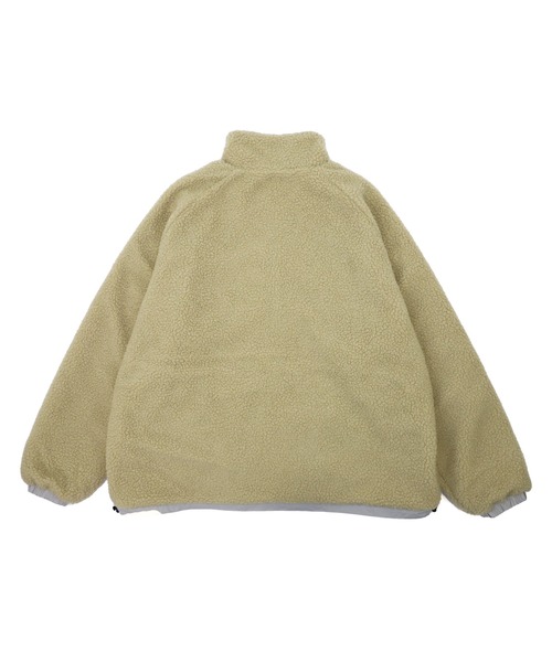 mindseeker（マインドシーカー）の「Mountain Logo Reversible Boa Jacket（ブルゾン・メンズ・ベージュ/ブラック・MEDIUM/SMALL）」の14枚目の写真