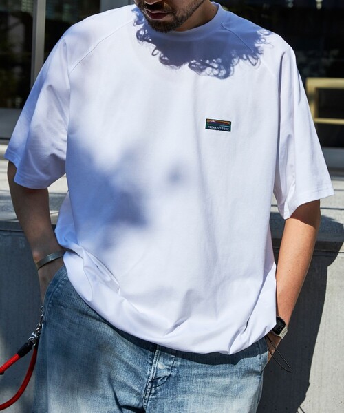 FREAK'S STORE(フリークスストア)の「限定展開 ビッグシルエット 水陸両用 ラグランスリーブ ユーティリティー Tシャツ / ラッシュガード(Tシャツ/カットソー・メンズ・ホワイト/ブラック・LARGE/MEDIUM/SMALL)」の17枚目の写真