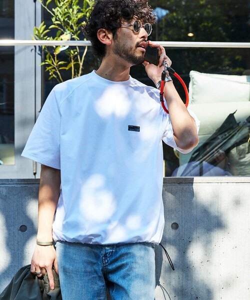 FREAK'S STORE(フリークスストア)の「限定展開 ビッグシルエット 水陸両用 ラグランスリーブ ユーティリティー Tシャツ / ラッシュガード(Tシャツ/カットソー・メンズ・ホワイト/ブラック・LARGE/MEDIUM/SMALL)」の20枚目の写真