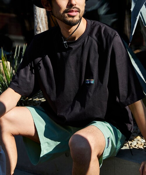 FREAK'S STORE(フリークスストア)の「限定展開 ビッグシルエット 水陸両用 ラグランスリーブ ユーティリティー Tシャツ / ラッシュガード(Tシャツ/カットソー・メンズ・ホワイト/ブラック・LARGE/MEDIUM/SMALL)」の5枚目の写真