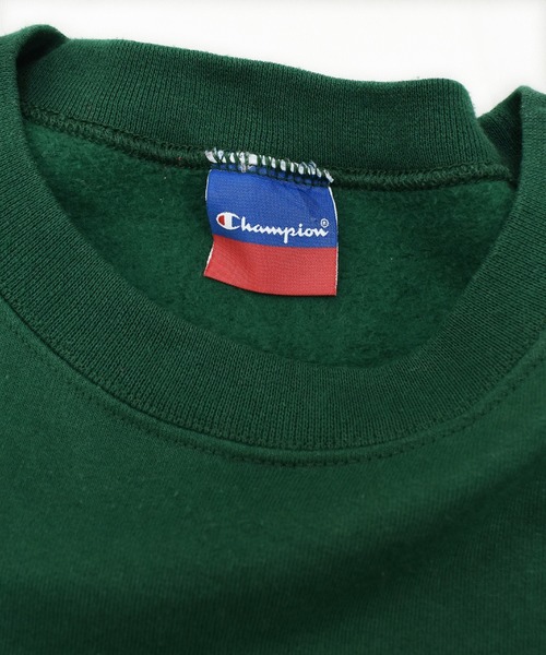 Champion(チャンピオン)の「【ヴィンテージ古着】Champion / チャンピオン ロゴプリント クルーネックスウェット(スウェット・メンズ・グリーン・XX-LARGE)」の5枚目の写真