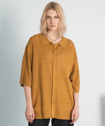 SHEER KNIT SHIRT/スカシアミニットシャツ