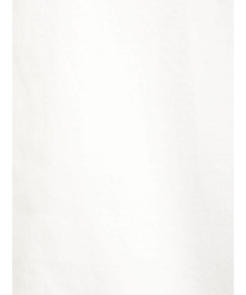 Samansa Mos2(サマンサ モスモス)の「ロゴ刺繍裾ラウンドチュニックTシャツ(Tシャツ/カットソー・レディース・チャコールグレー/イエロー/キナリ/オフホワイト・F)」の12枚目の写真