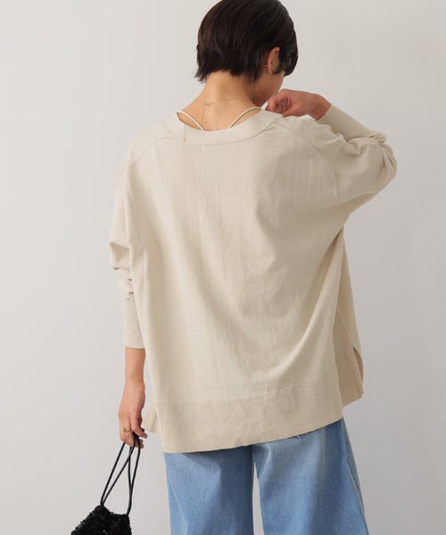 JOURNAL STANDARD relume（ジャーナルスタンダード　レリューム）の「《追加》クールコットンVネックカーディガン（カーディガン/ボレロ・レディース・ネイビー/ピンク/ホワイト系その他/ベージュ系その他・FREE）」の15枚目の写真