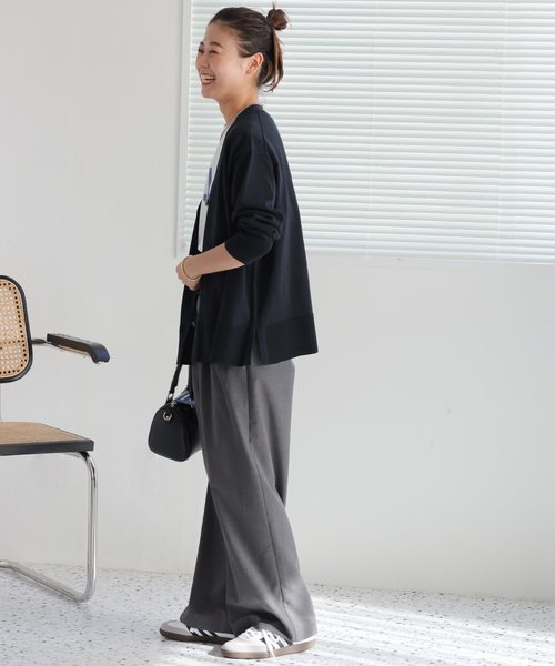 JOURNAL STANDARD relume（ジャーナルスタンダード　レリューム）の「《追加》クールコットンVネックカーディガン（カーディガン/ボレロ・レディース・ネイビー/ピンク/ホワイト系その他/ベージュ系その他・FREE）」の19枚目の写真