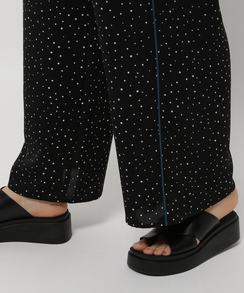 niko and...（ニコアンド）の「DRYユルプリントパンツ（その他パンツ・レディース・ブラック/ホワイト/チャコール/ダークブルー/スモーク/ライトグリーン・FREE）」の19枚目の写真