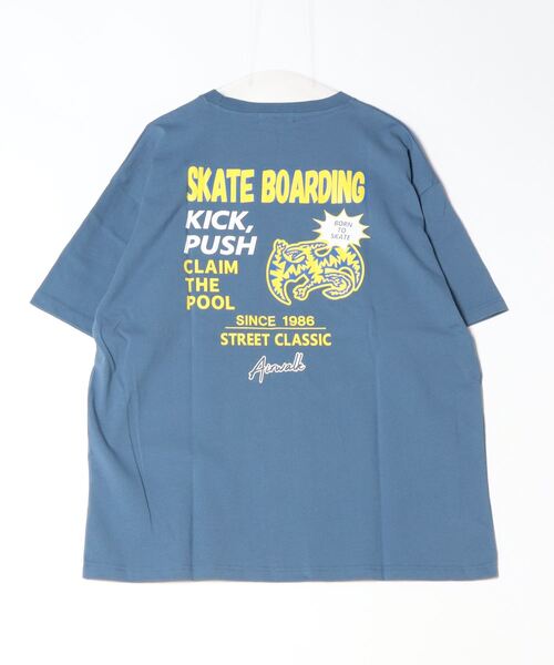 AIRWALK(エアウォーク)の「【AIRWALK/エアウォーク】アートワークデザイン ハーフスリーブTシャツ(Tシャツ/カットソー・メンズ・ホワイト/ダークブルー/ブラック・M/L/LL)」の21枚目の写真