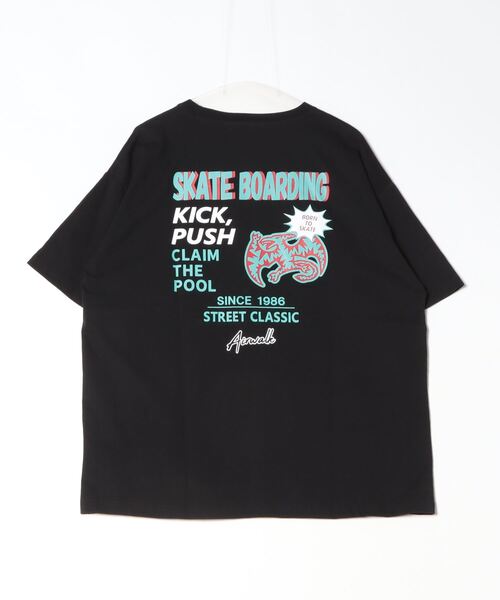 AIRWALK(エアウォーク)の「【AIRWALK/エアウォーク】アートワークデザイン ハーフスリーブTシャツ(Tシャツ/カットソー・メンズ・ホワイト/ダークブルー/ブラック・M/L/LL)」の22枚目の写真