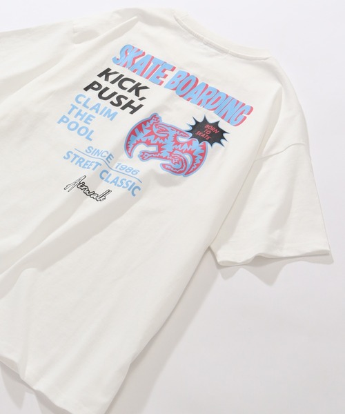 AIRWALK(エアウォーク)の「【AIRWALK/エアウォーク】アートワークデザイン ハーフスリーブTシャツ(Tシャツ/カットソー・メンズ・ホワイト/ダークブルー/ブラック・M/L/LL)」の15枚目の写真