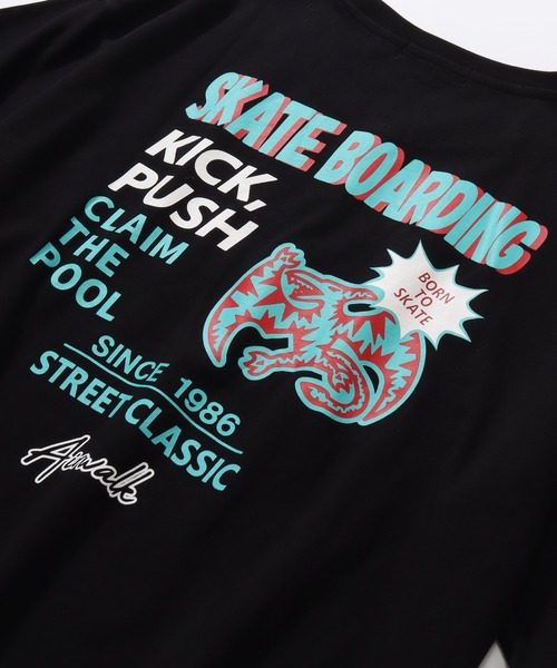 AIRWALK(エアウォーク)の「【AIRWALK/エアウォーク】アートワークデザイン ハーフスリーブTシャツ(Tシャツ/カットソー・メンズ・ホワイト/ダークブルー/ブラック・M/L/LL)」の18枚目の写真