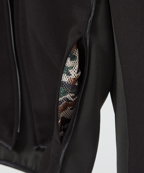 DESIGNWORKS(デザインワークス)の「【セットアップ対応】パイピング ジップパーカー(パーカー・メンズ・ネイビー/グレイッシュベージュ/ブラック・50/48/46)」の8枚目の写真