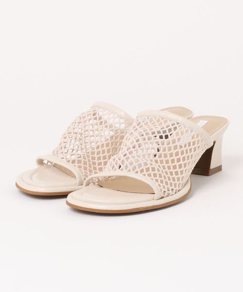 Q（キュー）の「メッシュサンダル（サンダル・レディース・ライトグレー/ブラック・23.5/24.5）」の5枚目の写真