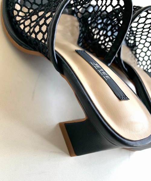 Q（キュー）の「メッシュサンダル（サンダル・レディース・ライトグレー/ブラック・23.5/24.5）」の13枚目の写真