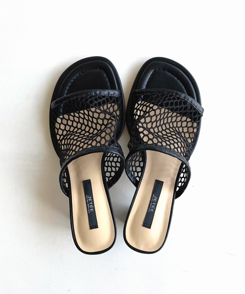 Q（キュー）の「メッシュサンダル（サンダル・レディース・ライトグレー/ブラック・23.5/24.5）」の16枚目の写真