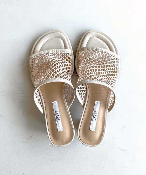 Q（キュー）の「メッシュサンダル（サンダル・レディース・ライトグレー/ブラック・23.5/24.5）」の17枚目の写真